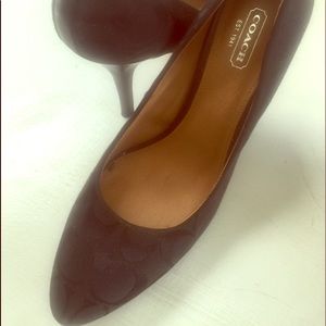 Coach black Pumps shoes